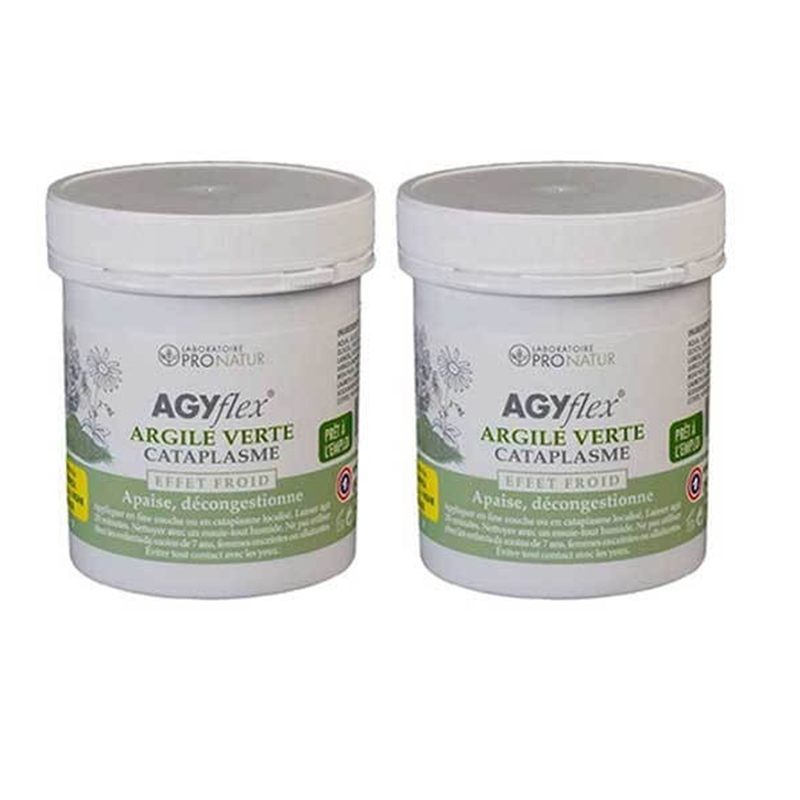 Agyflex Pronatur Cataplasme d'argile verte 250G