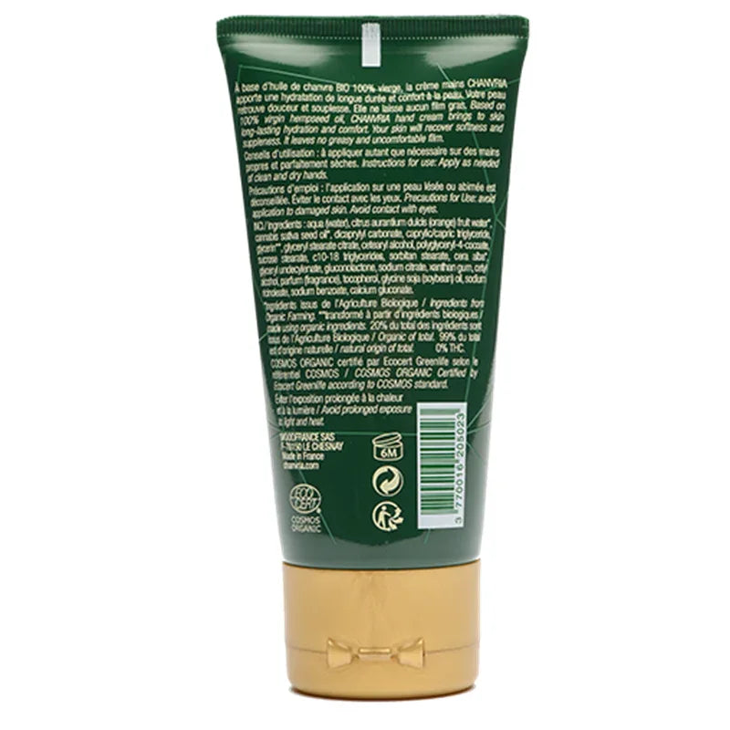 Information et composition creme main Chanvria