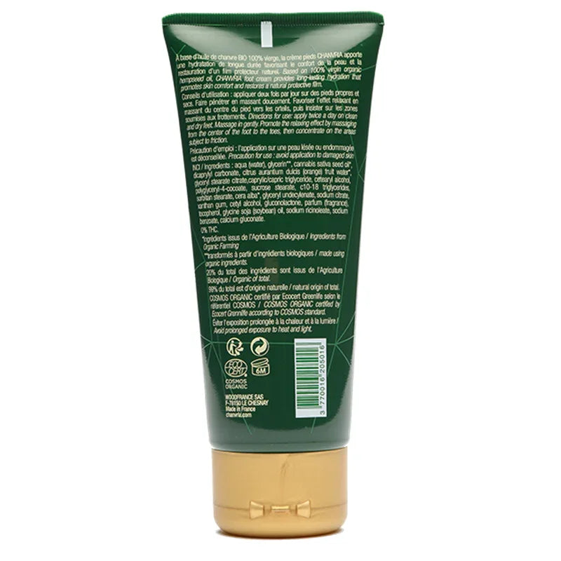 Consultez les information sur l'emballage de Chanvria Creme Pieds