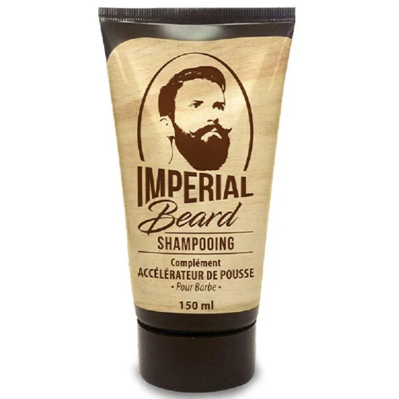 Tube de shampoing barbe Imperial Beard, accélérateur de pousse, 150 ml, cosmétique homme