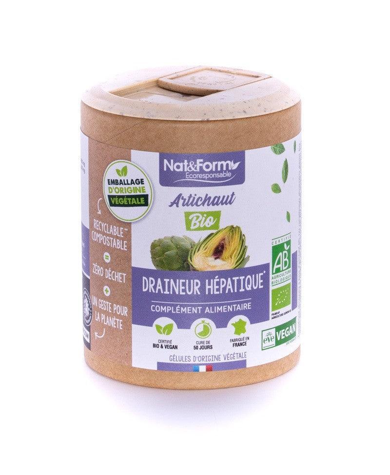 Nat & Form Artichaut - 90 gélules- draineur hépatique - ALAZINA