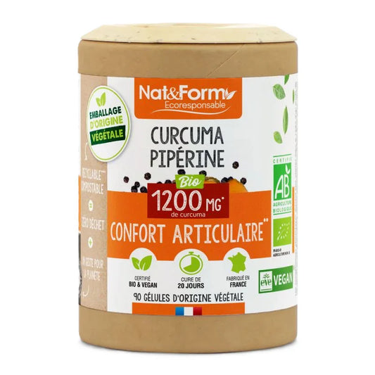 Achetez curcuma piperine Nat Form en format 90 gélules
