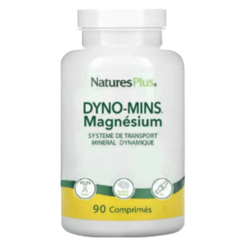 Natures Plus Dyno Mins Magnesium 90 comprimés - ALAZINA