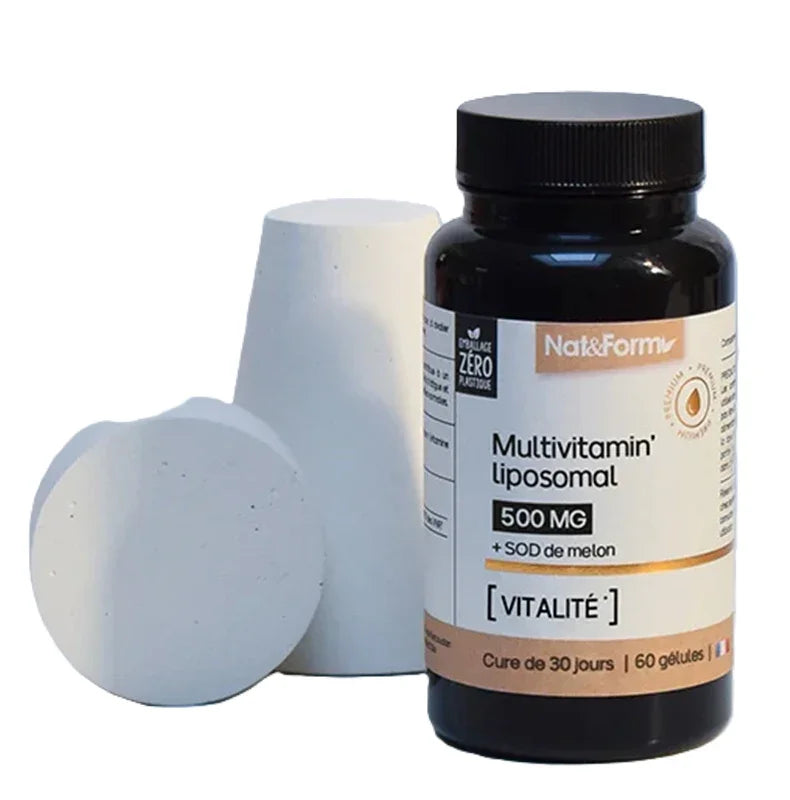 Nat & Form Multivitamin Liposomal 60 gélules végétales - ALAZINA