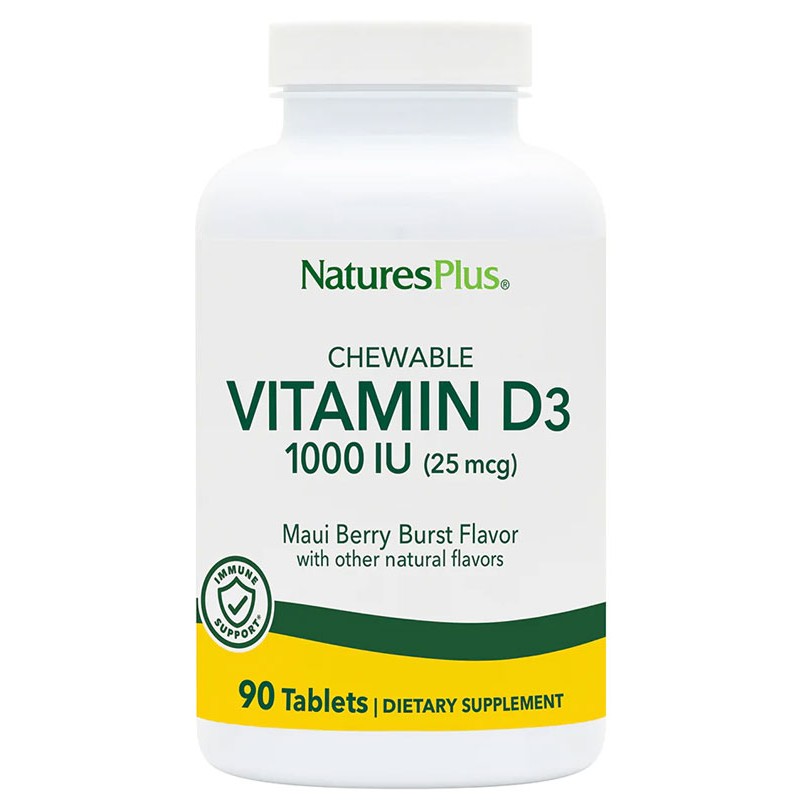 Complément alimentaire à base de vitamine D3 Natures Plus