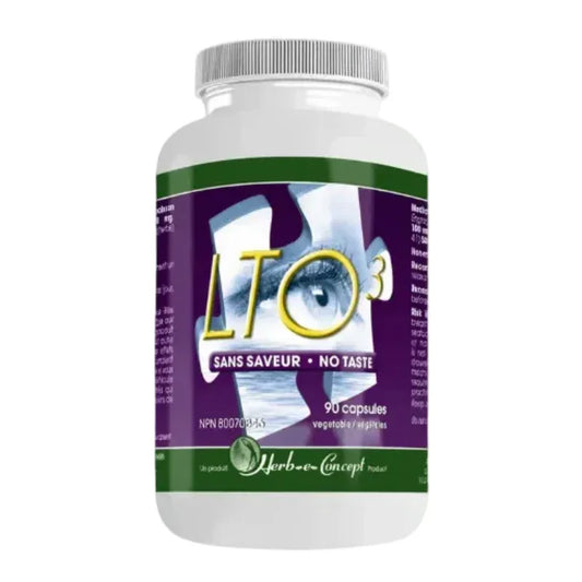 Herb-e-Concept LTO3 sans saveur 90 CP - ALAZINA