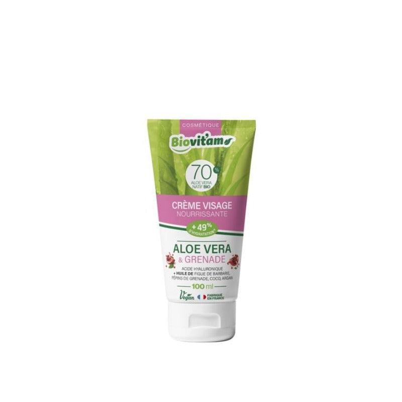 Biovitam Crème visage aloe vera grenade - ALAZINA