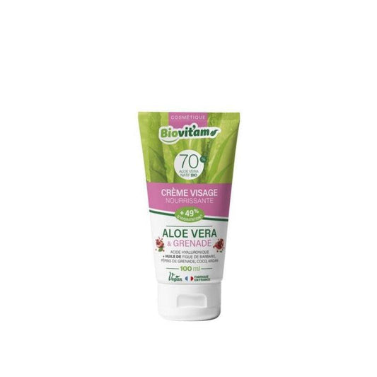 Biovitam Crème visage aloe vera grenade - ALAZINA