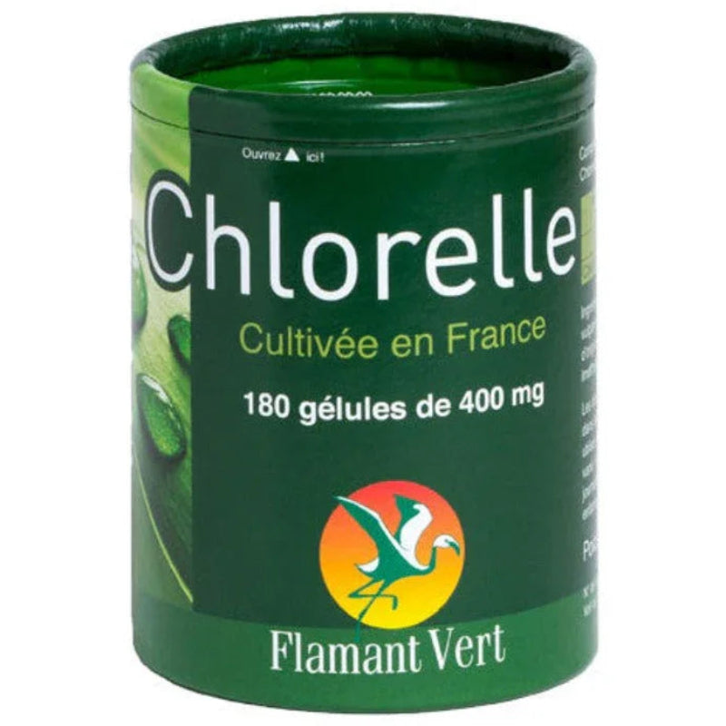 Flamant Vert chlorelle 180 gélules 72g - ALAZINA