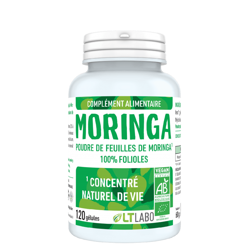 LT Labo Poudre de feuilles de Moringa Pure 100% Folioles - ALAZINA