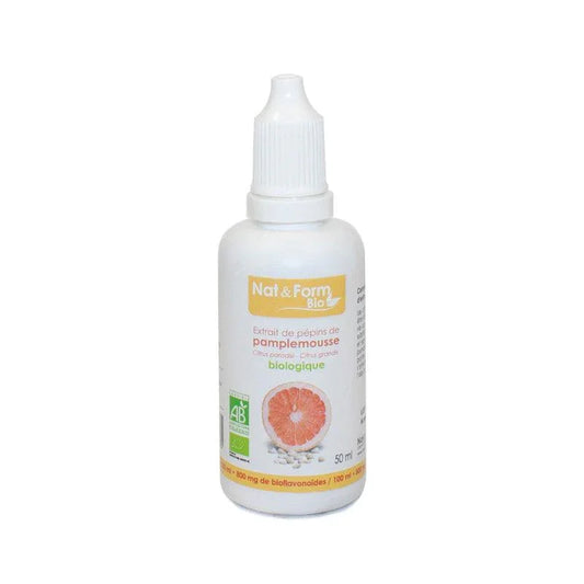 Nat & Form Extraits de Pamplemousse 50 ml- Bioflavonoïdes - ALAZINA
