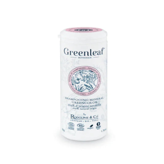 Greenleaf shampoing mineral 100% naturel et Bio 50g greencolor - ALAZINA