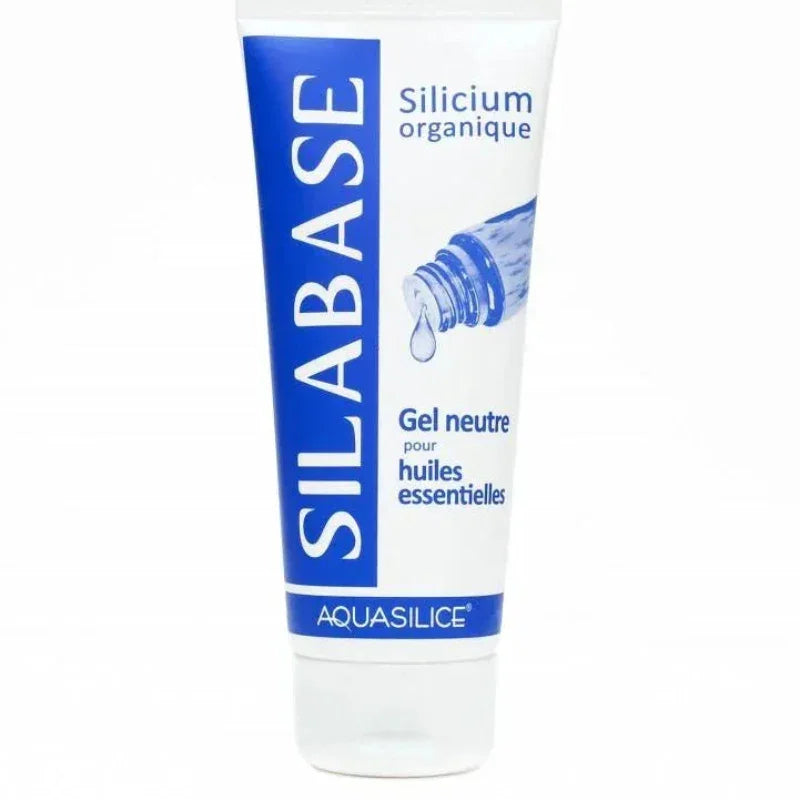 Tube de gel neutre Silabase au silicium organique pour huiles essentielles, Alazina.