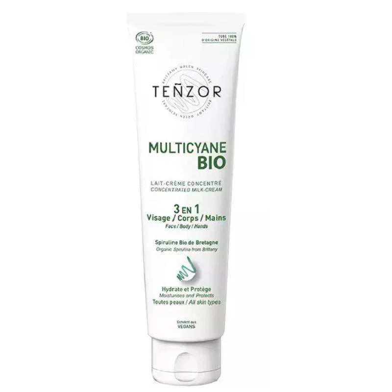 Tenzor Multicyane Bio et Vegan creme visage-corps-mains lait hydratant 150 ml - ALAZINA