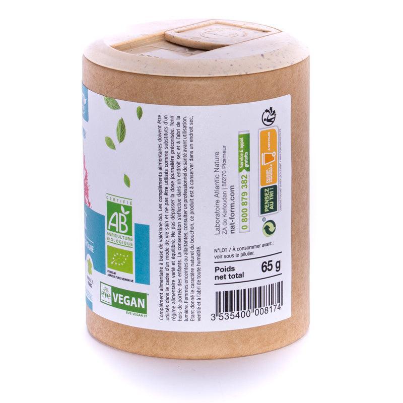 Nat & Form valeriane Bio écoresponsable 200 gélules sommeil - ALAZINA