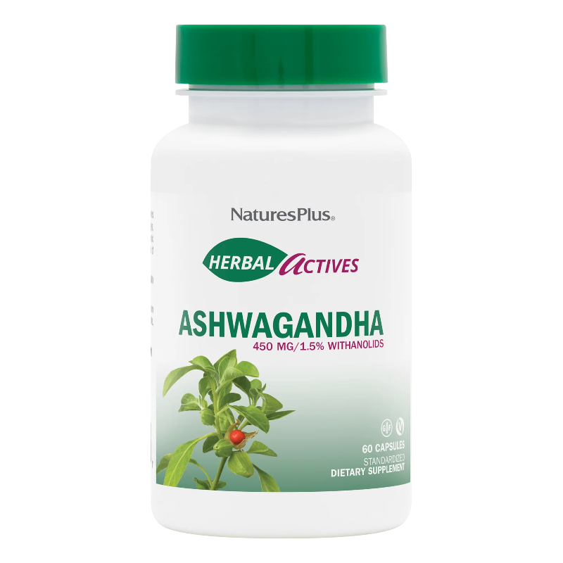 Ashwagandha Natures Plus complément alimentaire contribuant à l'équilibre émotionnel