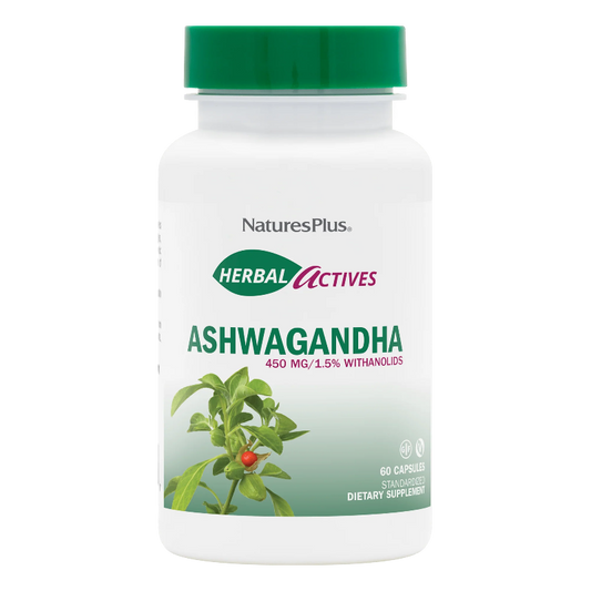 Ashwagandha Natures Plus complément alimentaire contribuant à l'équilibre émotionnel