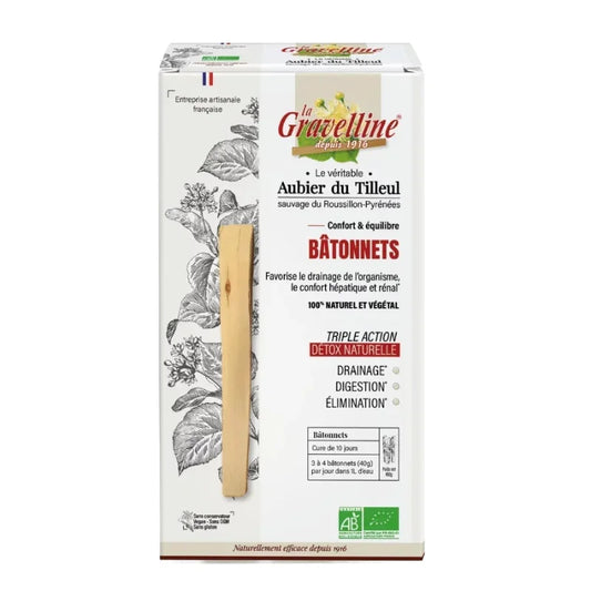 La Gravelline Batonnets Aubier du tilleul 400G - ALAZINA