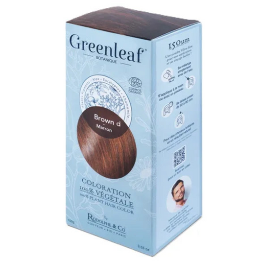 Achetez votre soin de coloration cheveux greenleaf Brown sur alazina.com