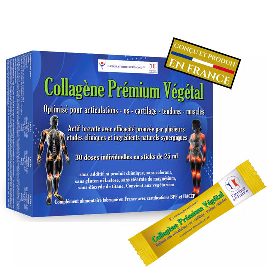 Optimisé pour les articulations, Collagene Premium VÉGÉTAL du Laboratoire Bermond