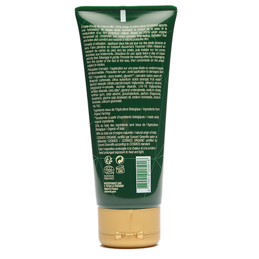 Consultez les information sur l'emballage de Chanvria Creme Pieds