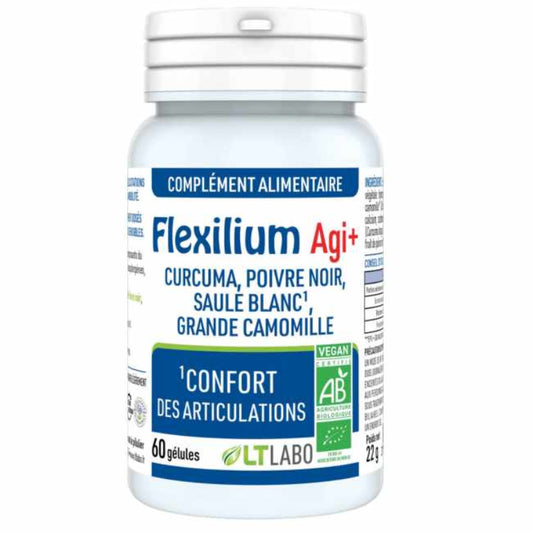 Confort des articulations avec le complement Flexilium AGI+ Bio de LT Labo