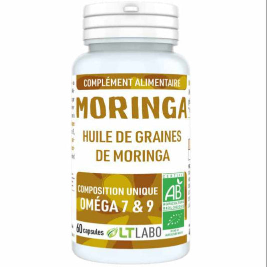 Complément LT Labo à base huile de Moringa riche en Oméga