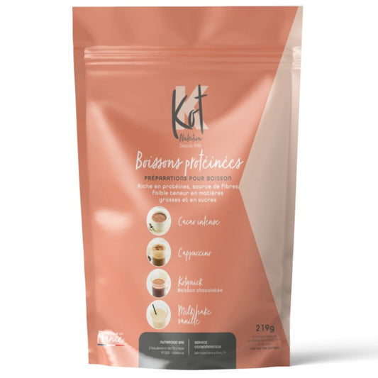 Assortiments de 8 boissons hyperproteinee Kot pour votre programme minceur