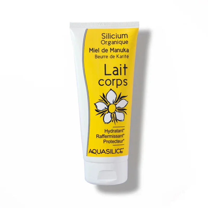 Achetez le ait corps Aquasilice à base de miel de manuka, silicium et beurre de karité