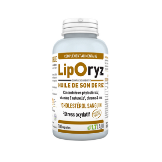 LT Labo-Liporyz-Huile de son de riz-180 capsules pour deux mois - ALAZINA