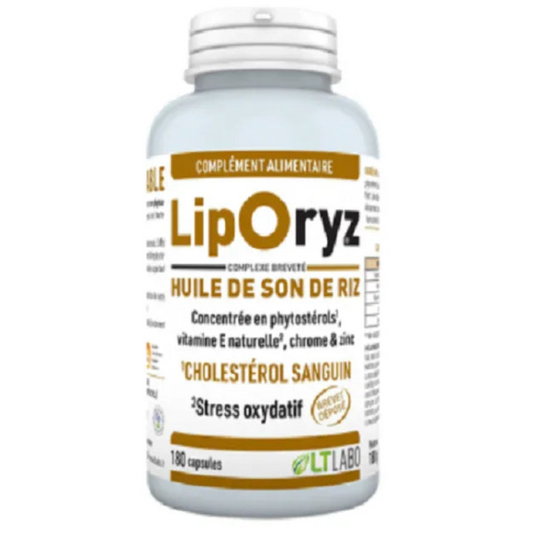 LT Labo-Liporyz-Huile de son de riz-180 capsules pour deux mois - ALAZINA