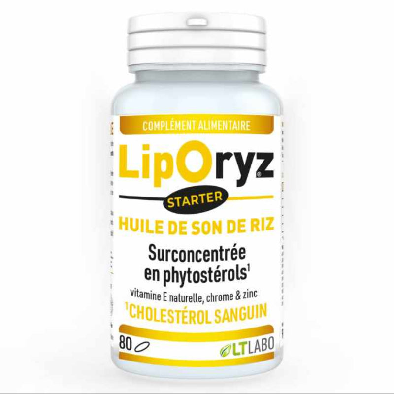 Liporyz Starter complment alimentairel LT Labo pour aider à la régulation du cholesterol