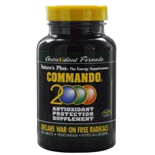 Natures Plus Commando 2000 antioxydant 60 comprimés - ALAZINA