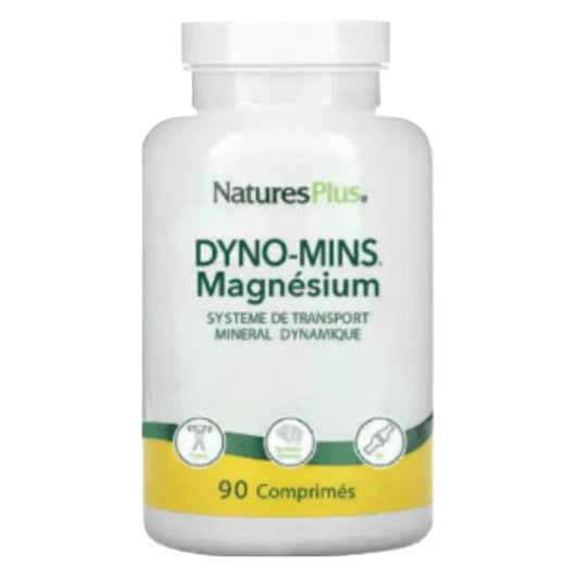 Natures Plus Dyno Mins Magnesium 90 comprimés - ALAZINA