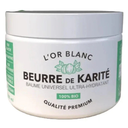 OKA Cosmétics L'Or Blanc 500ml -Beurre de Karité - ALAZINA