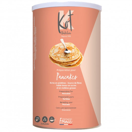 Préparation pour Pancake Minceur Kot, hyperprotéinee, hypocalorique -Pot de 400g