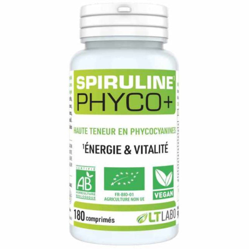 spiruline Phyco+ en format 180 comprimés