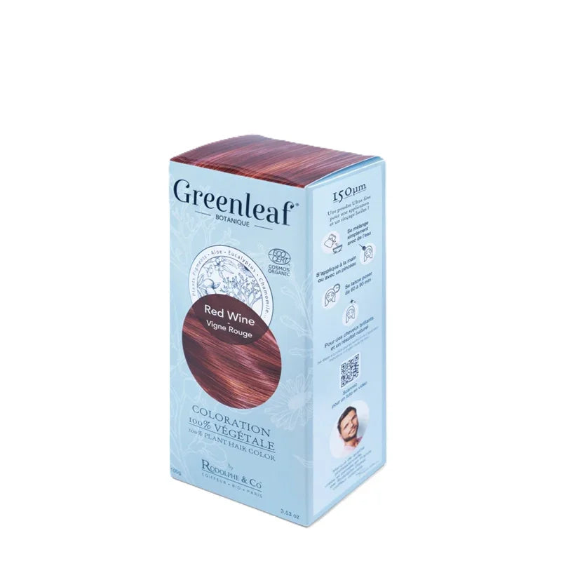 Consultez et commandez maintenant la coloration greenleaf , nuance Red Wine