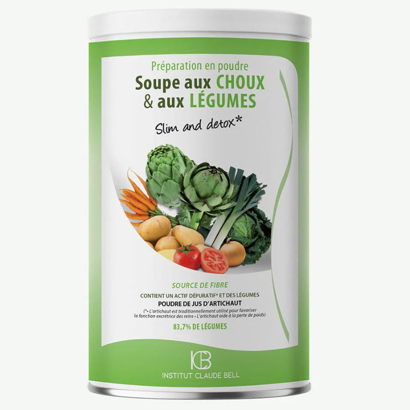 Soupe aux choux et légumes-Soupe minceur  Claude Bell 250 g - ALAZINA