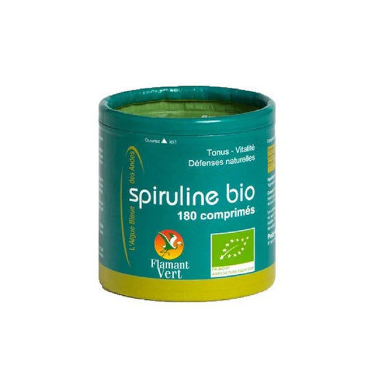 Flamant Vert Spiruline Bio 180 comprimes 90g - ALAZINA