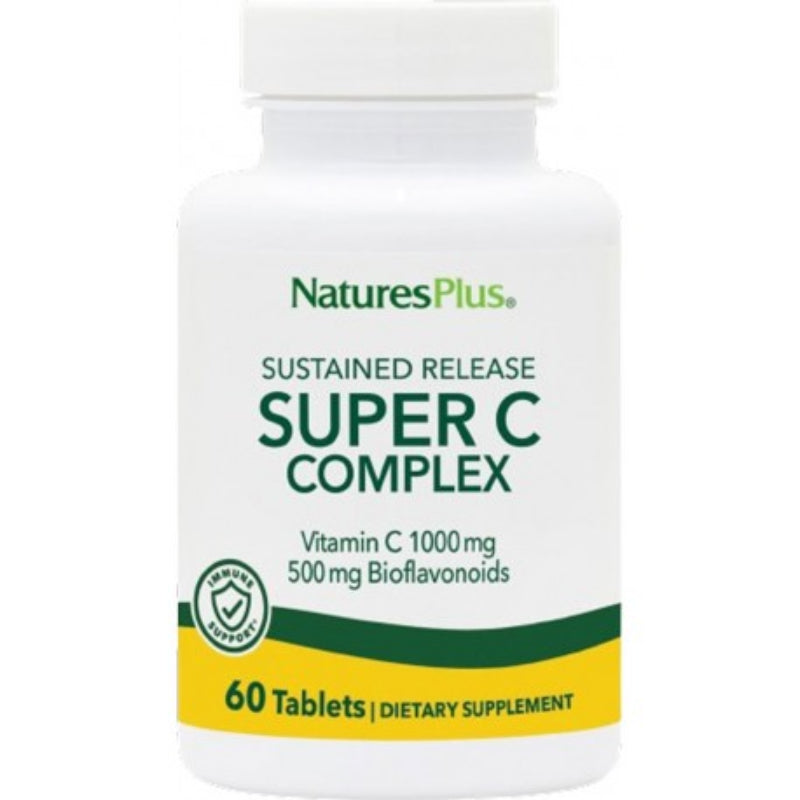 Super C Complex Nature's Plus antioxydant à base de vitamine C et  bioflavionoides