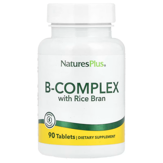 Vitamins B Complex Naure's Plus à base de son de riz