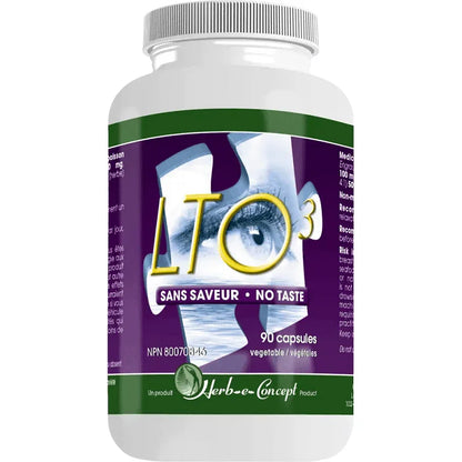 Herb-e-Concept LTO3 sans saveur 90 CP - ALAZINA