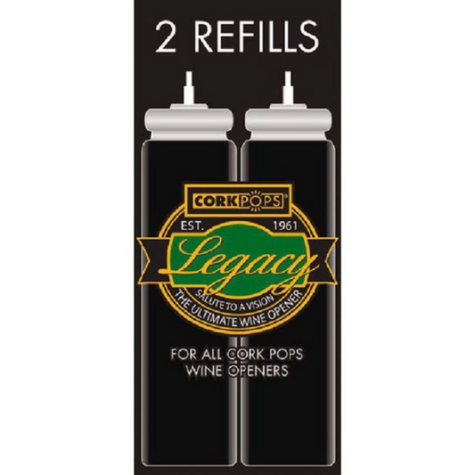 Cork Pops Cartouche Recharge Gas pour tire-bouchon legacy et classic - ALAZINA