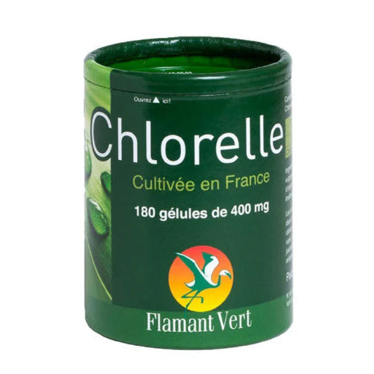Flamant Vert chlorelle 180 gélules 72g - ALAZINA