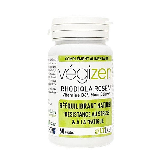 LT Labo-Vegizen-complement alimentaire anti-stress-60 gelules - ALAZINA