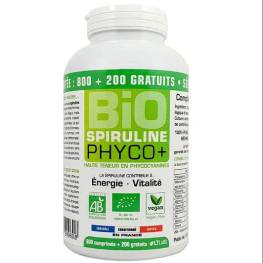 LT Labo Spiruline Phyco+ 1000 comprimes - ALAZINA
