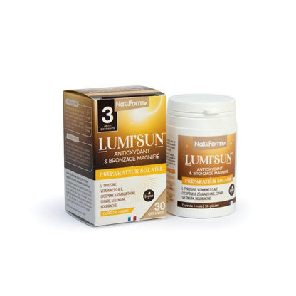 Nat & Form Complément alimentaire préparateur solaire Lumisun - ALAZINA