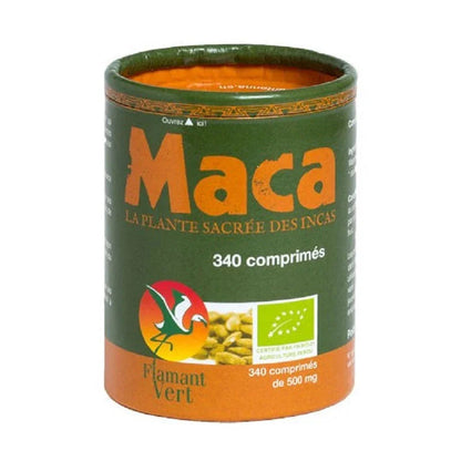 Flamant Vert Maca du Perou Bio 340 comprimes 170g - ALAZINA