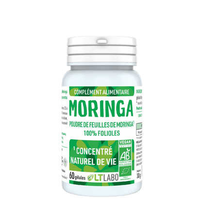 LT Labo Poudre de feuilles de Moringa Pure 100% Folioles - ALAZINA